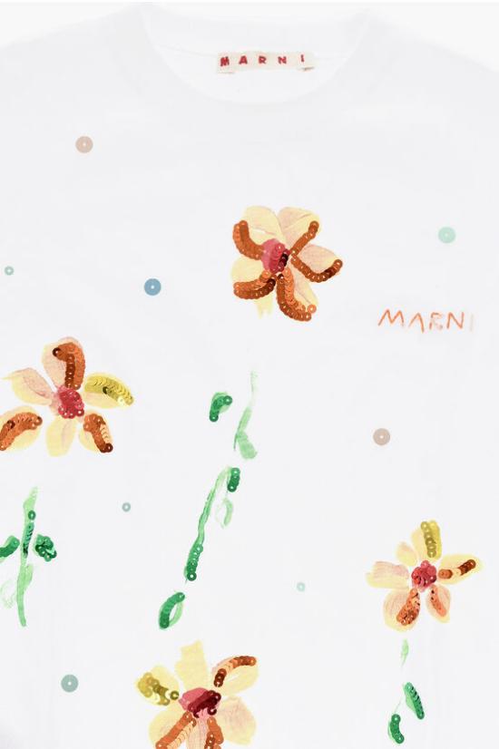  [키즈] 마르니 티셔츠 M01022 M00HZ 0M100 White - MARNI