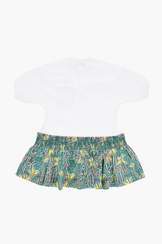  [키즈] 마르니 원피스 M01017 M00RU 0M535 Bianco Verde - MARNI