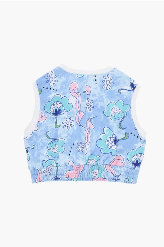  [키즈] 마르니 티셔츠 M01037 M00RW 0M845 Blue - MARNI