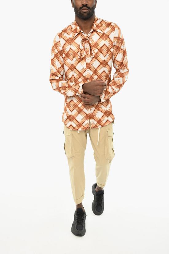  디스퀘어드2 긴팔 셔츠 S74DM0772 S78183 001S Multicolor - DSQUARED2