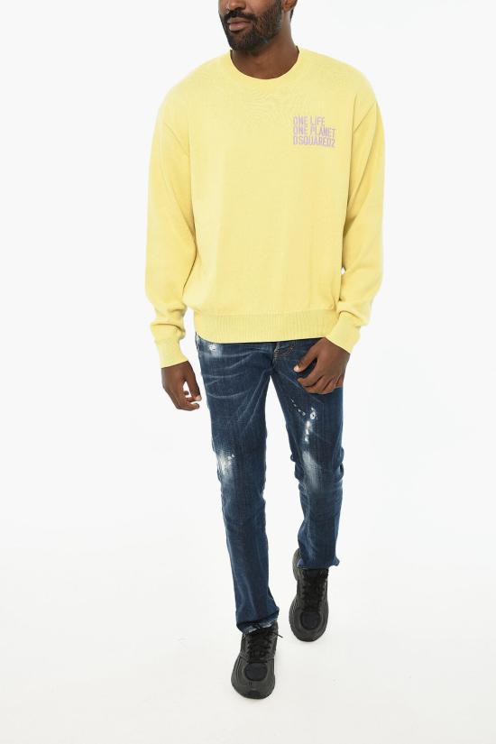  디스퀘어드2 스웨터 S78HA0043 S18258 169 Yellow - DSQUARED2
