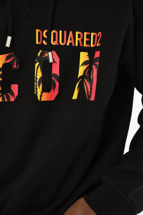  디스퀘어드2 후드 티셔츠 S79GU0096 S25516 900 Black - DSQUARED2