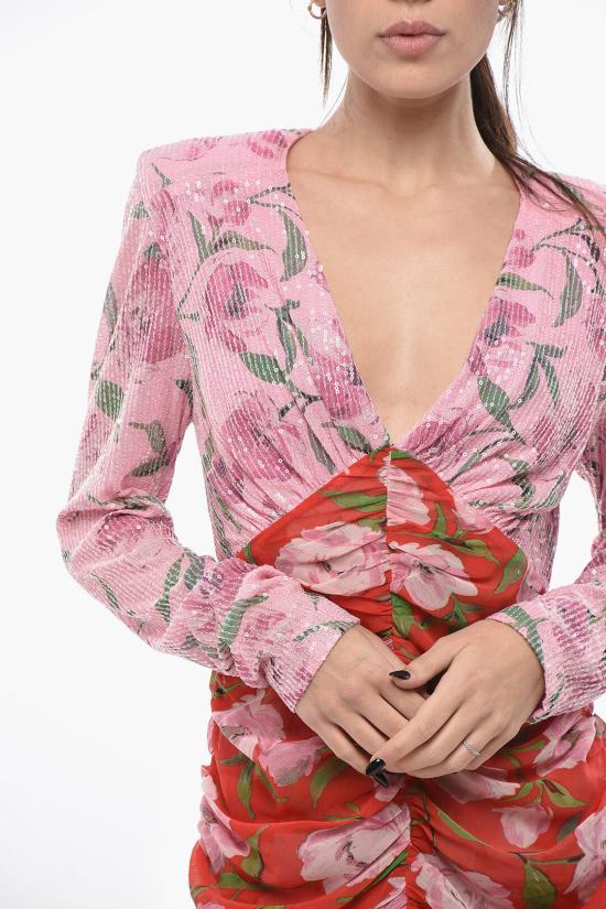  로테이트 숏 원피스 1122422945 WILDEVE PRISM PINK Rosa Rosso - ROTATE