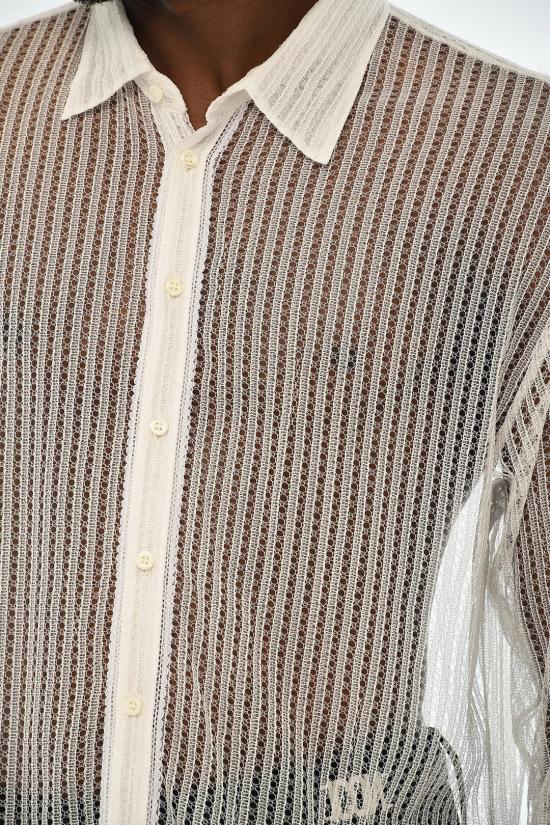  디스퀘어드2 긴팔 셔츠 S74DM0727 S60599 101 White - DSQUARED2