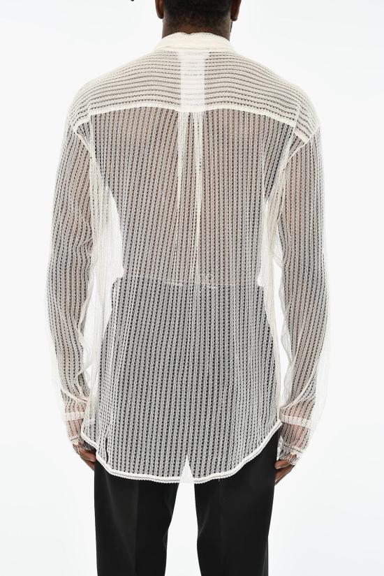  디스퀘어드2 긴팔 셔츠 S74DM0727 S60599 101 White - DSQUARED2