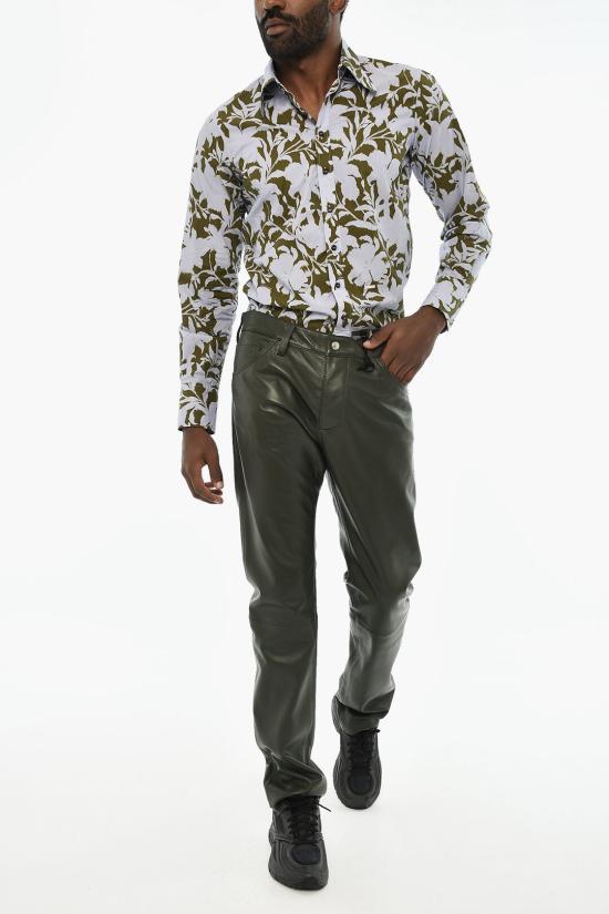  디스퀘어드2 스트레이트 팬츠 S74LB1219 SY1491 727 Green - DSQUARED2