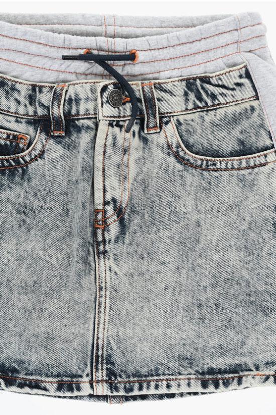  [키즈] 디젤 스커트 J01662 KXBIU K01 Blu Grigio - DIESEL