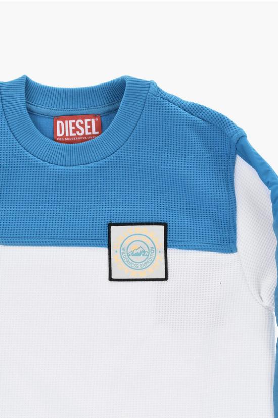  [키즈] 디젤 티셔츠 J01584 KYAW6 K100 Bianco Blu - DIESEL