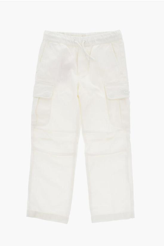  [키즈] 디젤 스트레이트 팬츠 J01764 KXBJ1 K129 White