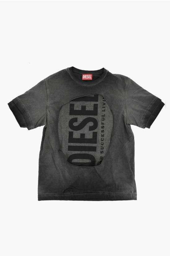 [키즈] 디젤 티셔츠 J01763 KYAX0 K900 Gray