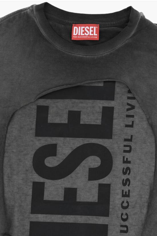  [키즈] 디젤 티셔츠 J01763 KYAX0 K900 Gray - DIESEL