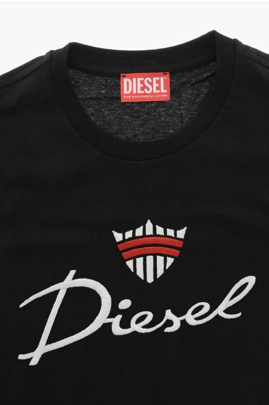  [키즈] 디젤 티셔츠 J01752 0BJAN K900 Black - DIESEL