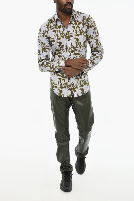  디스퀘어드2 긴팔 셔츠 S71DM0615 S76670 002S Bianco Verde - DSQUARED2