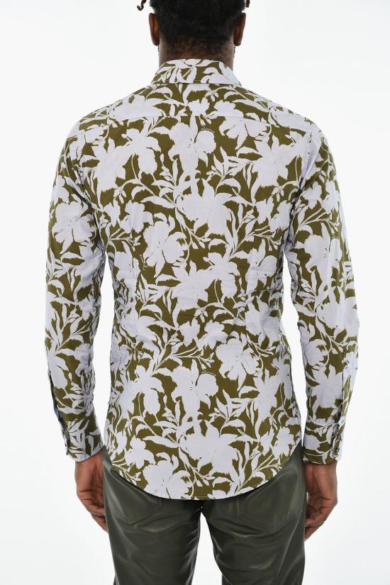  디스퀘어드2 긴팔 셔츠 S71DM0615 S76670 002S Bianco Verde - DSQUARED2