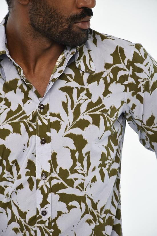  디스퀘어드2 긴팔 셔츠 S71DM0615 S76670 002S Bianco Verde - DSQUARED2