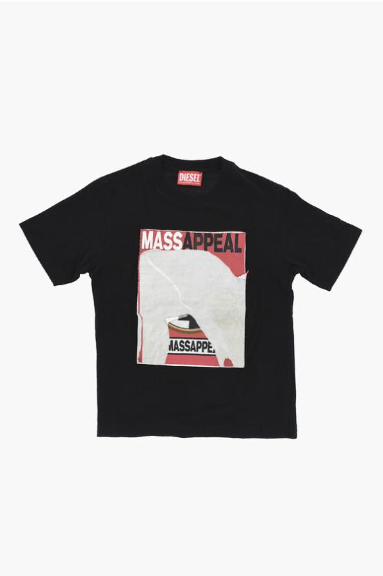  [키즈] 디젤 티셔츠 J01410 KYATB K900 Black