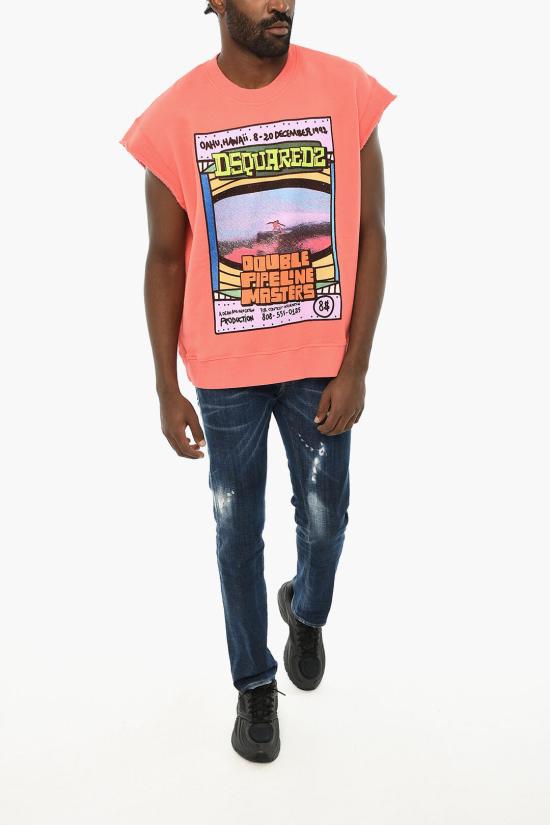  디스퀘어드2 반팔 티셔츠 S71GU0589 S25140 303 Orange - DSQUARED2