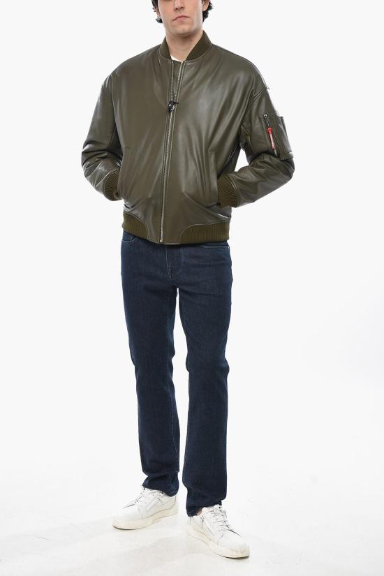  디스퀘어드2 가죽 자켓 S74AM1502 SY1491 728 Green - DSQUARED2