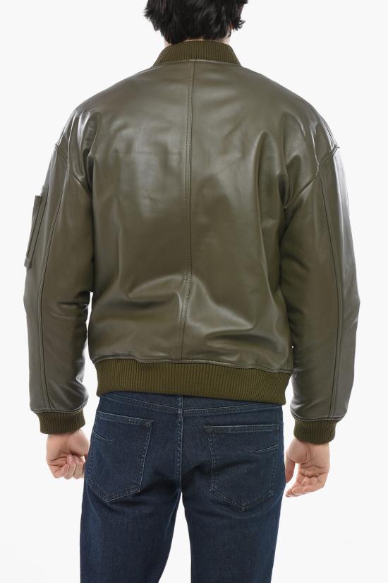  디스퀘어드2 가죽 자켓 S74AM1502 SY1491 728 Green - DSQUARED2
