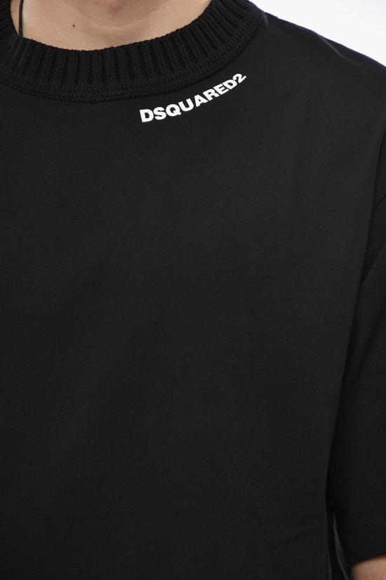  디스퀘어드2 반팔 티셔츠 S74GD1373 S24658 900 Black - DSQUARED2