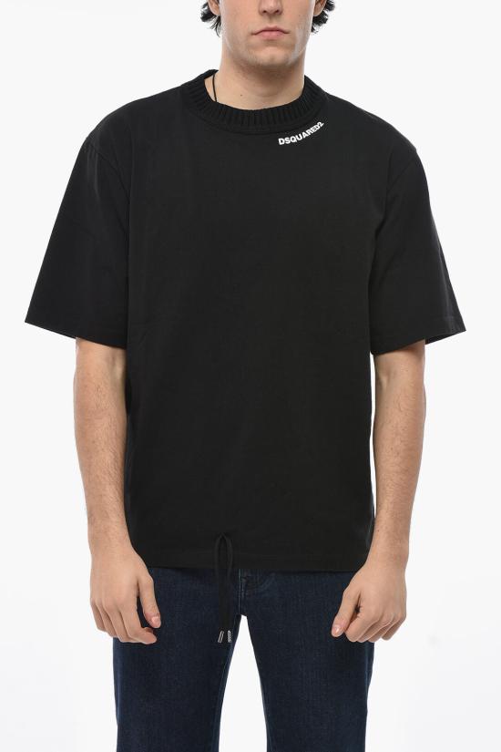  디스퀘어드2 반팔 티셔츠 S74GD1373 S24658 900 Black