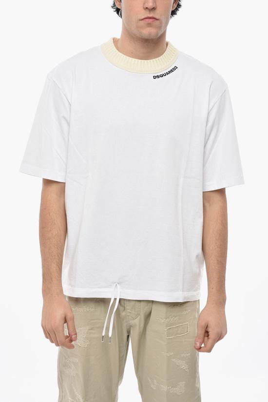  디스퀘어드2 반팔 티셔츠 S74GD1373 S24658 100 White