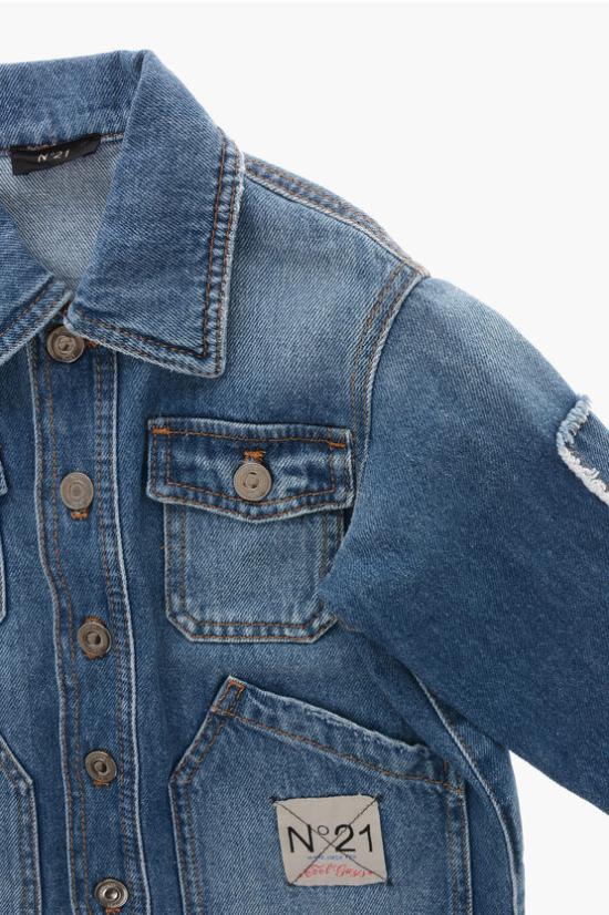  [키즈] 누메로벤투노 데님 자켓 N21907 N0338 0N01 Blue - N°21