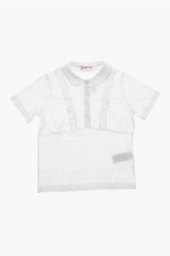  [키즈] 누메로벤투노 폴로 셔츠 N21833 N0153 0N100 White