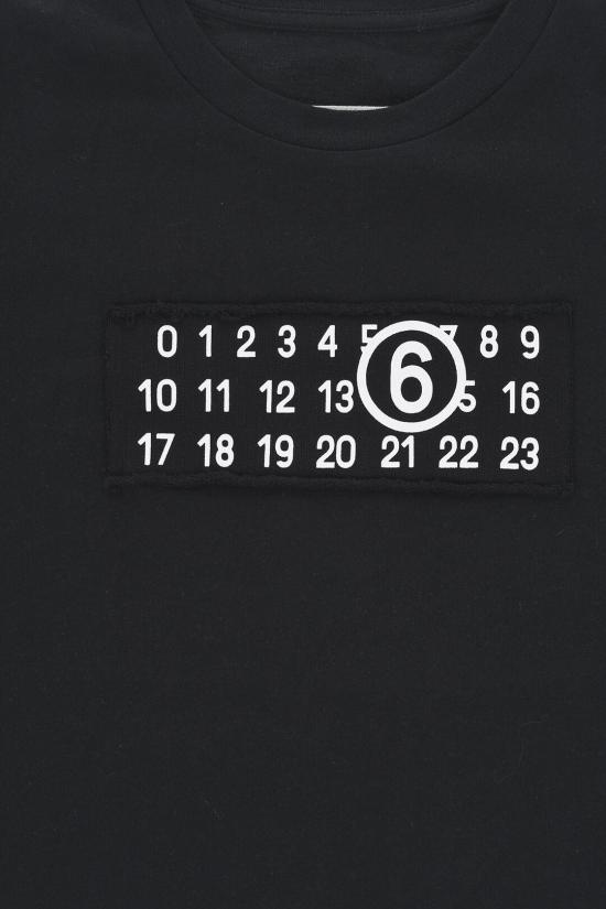  [키즈] 마르지엘라 티셔츠 M60609 MM009 M6900 Black - MAISON MARGIELA
