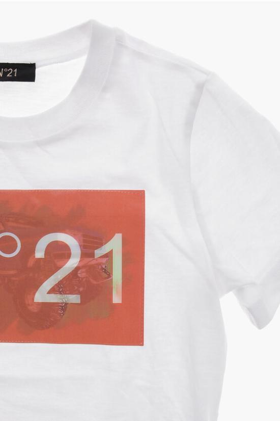  [키즈] 누메로벤투노 티셔츠 N21770 N0199 0N100 White - N°21