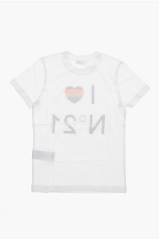  [키즈] 누메로벤투노 티셔츠 N21822 N0199 0N100 White - N°21