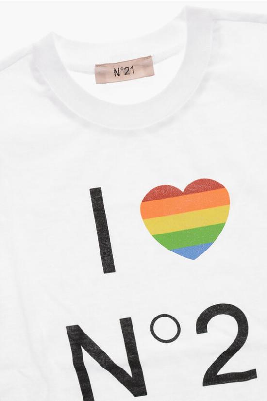  [키즈] 누메로벤투노 티셔츠 N21822 N0199 0N100 White - N°21