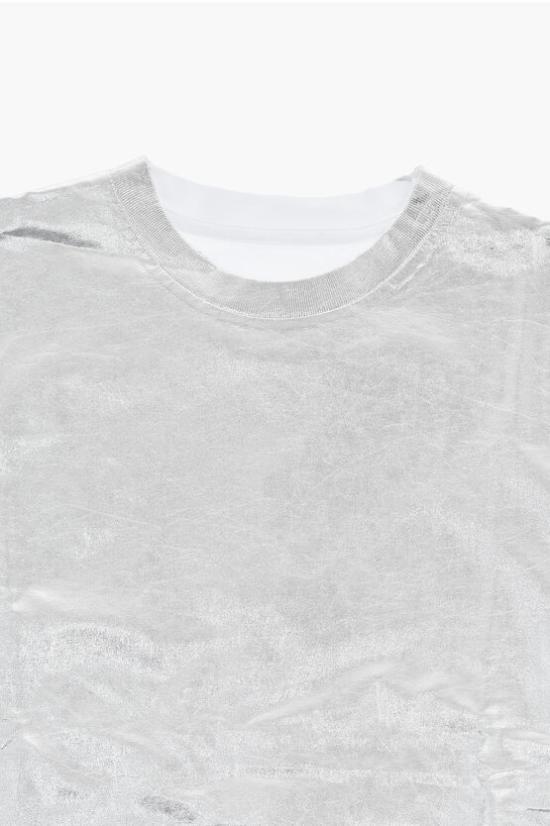  [키즈] 마르지엘라 티셔츠 M60595 MM02E M6100 Silver - MAISON MARGIELA