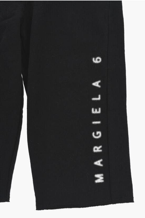  [키즈] 마르지엘라 스트레이트 팬츠 M60588 MM02X M6900 Black - MAISON MARGIELA