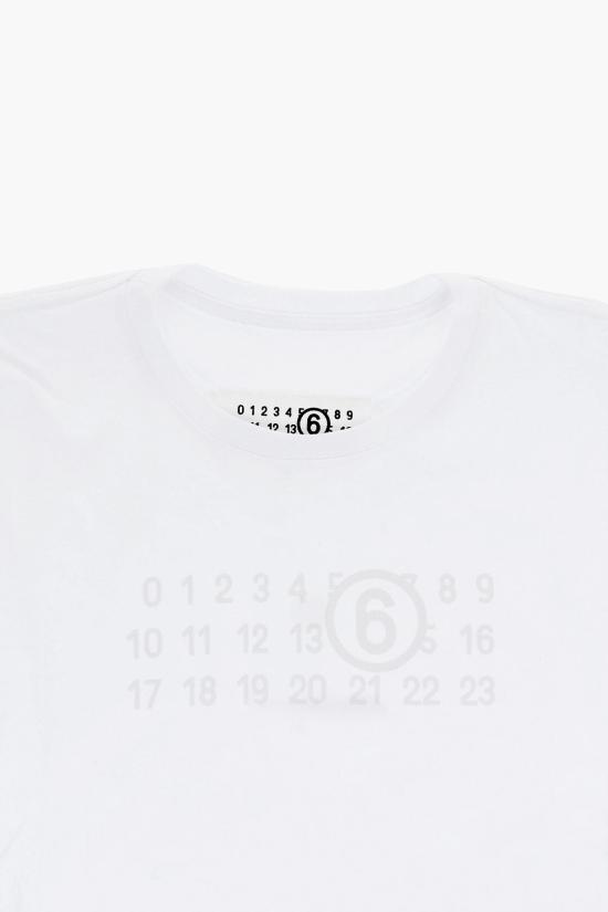  [키즈] 마르지엘라 티셔츠 M60593 MM058 M6C19 White - MAISON MARGIELA