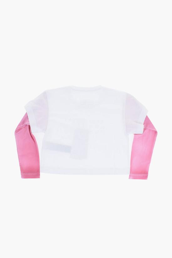  [키즈] 마르지엘라 티셔츠 M60593 MM058 M6C19 White - MAISON MARGIELA