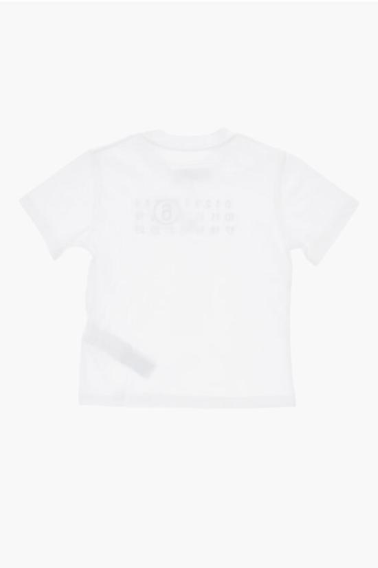  [키즈] 마르지엘라 티셔츠 M60552 MM010 M6100 White - MAISON MARGIELA