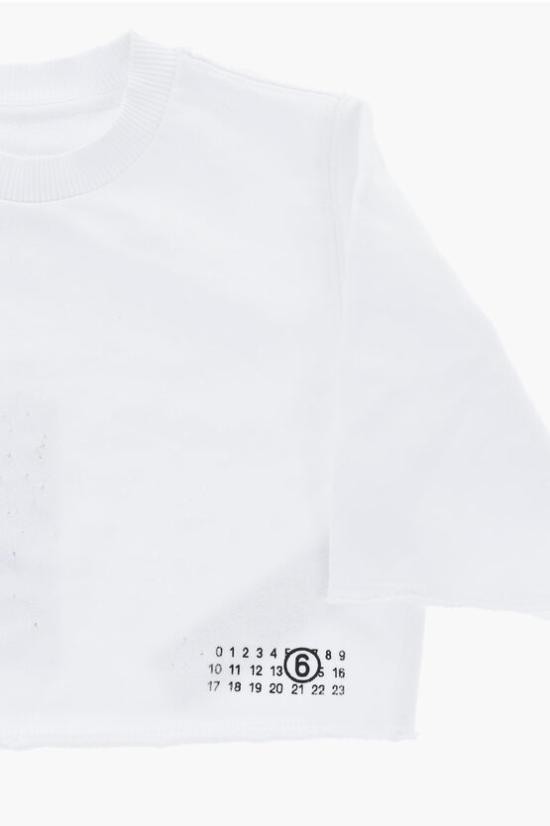  [키즈] 마르지엘라 티셔츠 M60549 MM02C M6100 White - MAISON MARGIELA