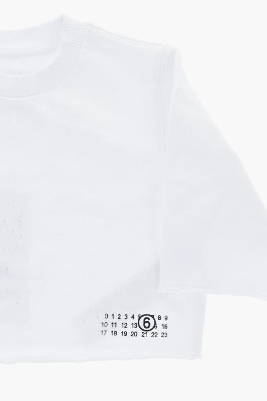  [키즈] 마르지엘라 티셔츠 M60549 MM02C M6100 White - MAISON MARGIELA