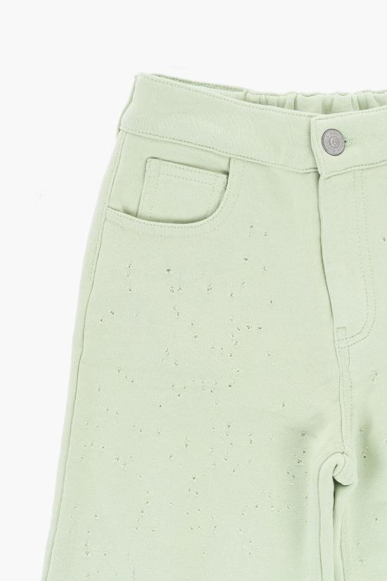  [키즈] 마르지엘라 스트레이트 팬츠 M60551 MM02C M6511 Green - MAISON MARGIELA