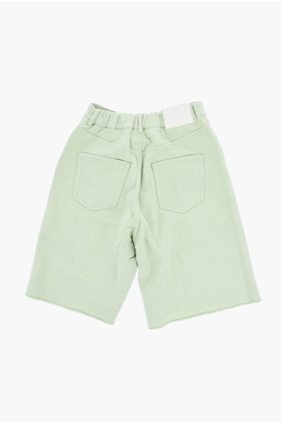  [키즈] 마르지엘라 쇼츠/버뮤다 M60550 MM02C M6511 Green - MAISON MARGIELA