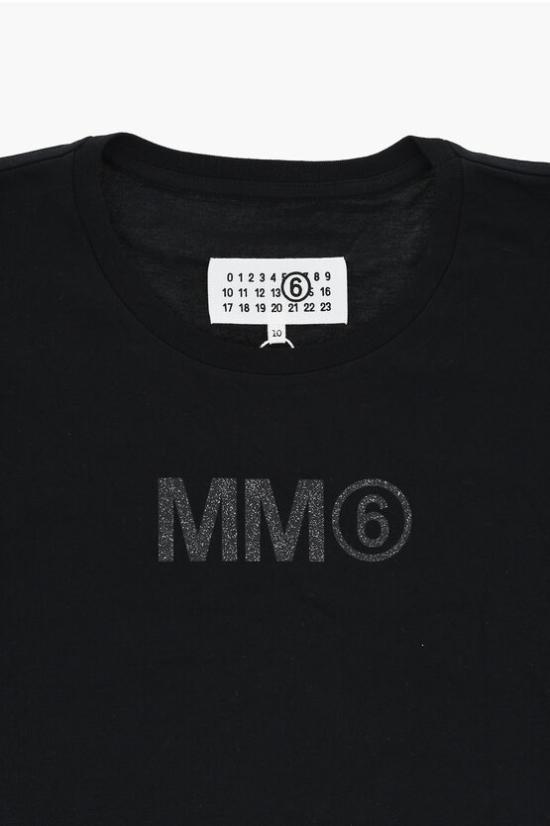 [키즈] 마르지엘라 티셔츠 M60570 MM058 M6900 Black - MAISON MARGIELA