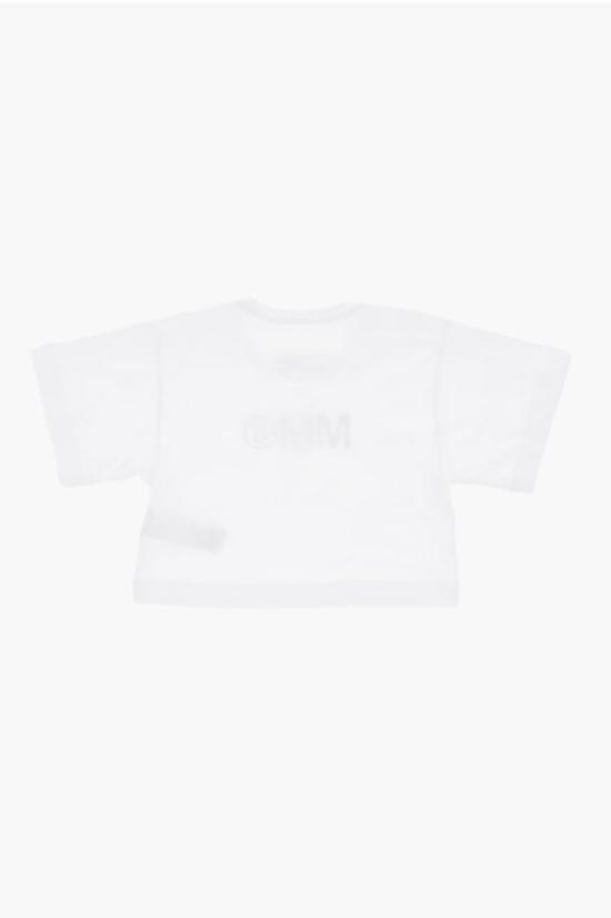  [키즈] 마르지엘라 티셔츠 M60570 MM058 M6100 White - MAISON MARGIELA