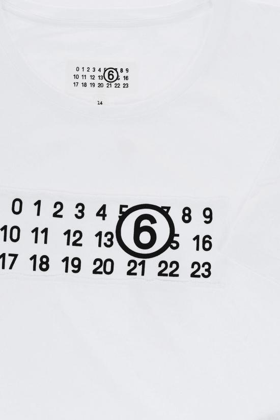  [키즈] 마르지엘라 티셔츠 M60576 MM009 M6100 Black White - MAISON MARGIELA