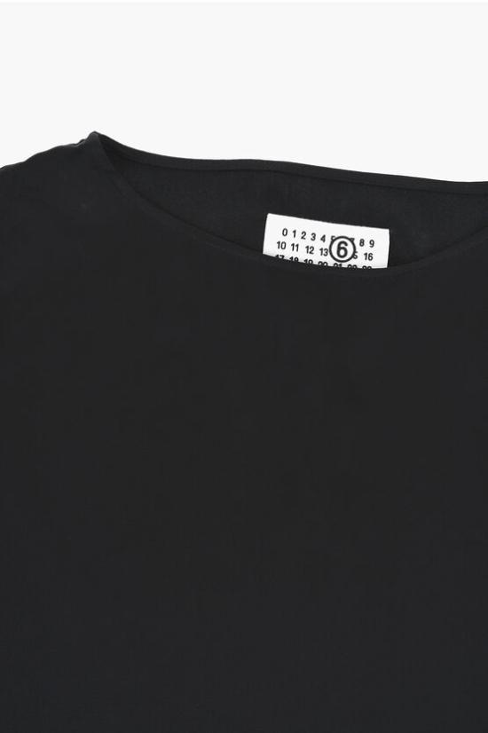  [키즈] 마르지엘라 블라우스 M60489 MM01W M6900 Black - MAISON MARGIELA