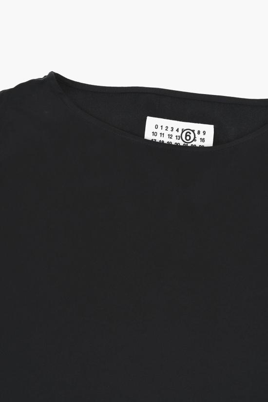  [키즈] 마르지엘라 블라우스 M60489 MM01W M6900 Black - MAISON MARGIELA