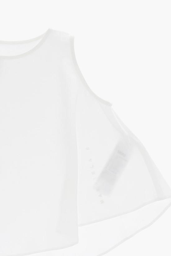  [키즈] 마르지엘라 블라우스 M60489 MM01W M6101 White - MAISON MARGIELA