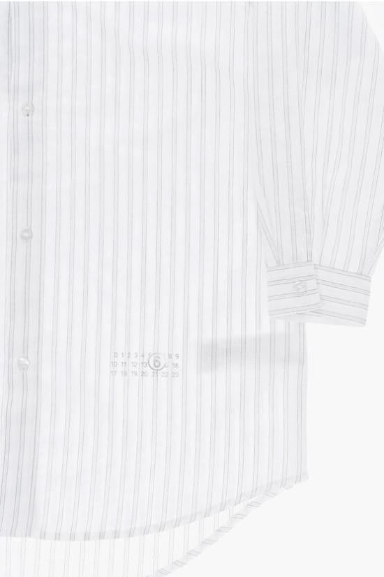  [키즈] 마르지엘라 원피스 M60509 MM01X M6100 White - MAISON MARGIELA