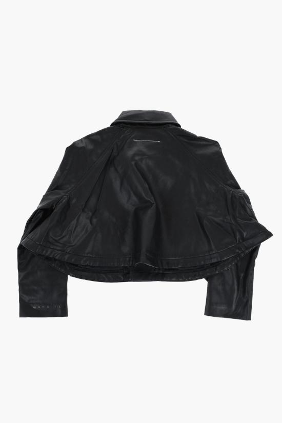  [키즈] 마르지엘라 캐주얼 자켓 M60500 MM01Y M6900 Black - MAISON MARGIELA