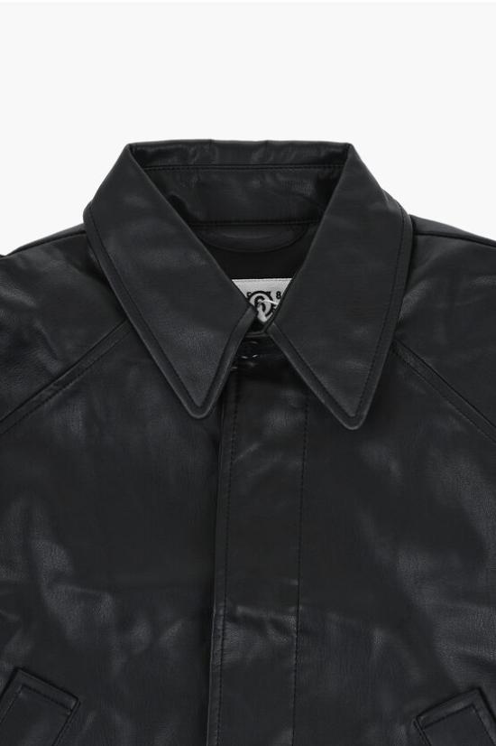  [키즈] 마르지엘라 캐주얼 자켓 M60500 MM01Y M6900 Black - MAISON MARGIELA